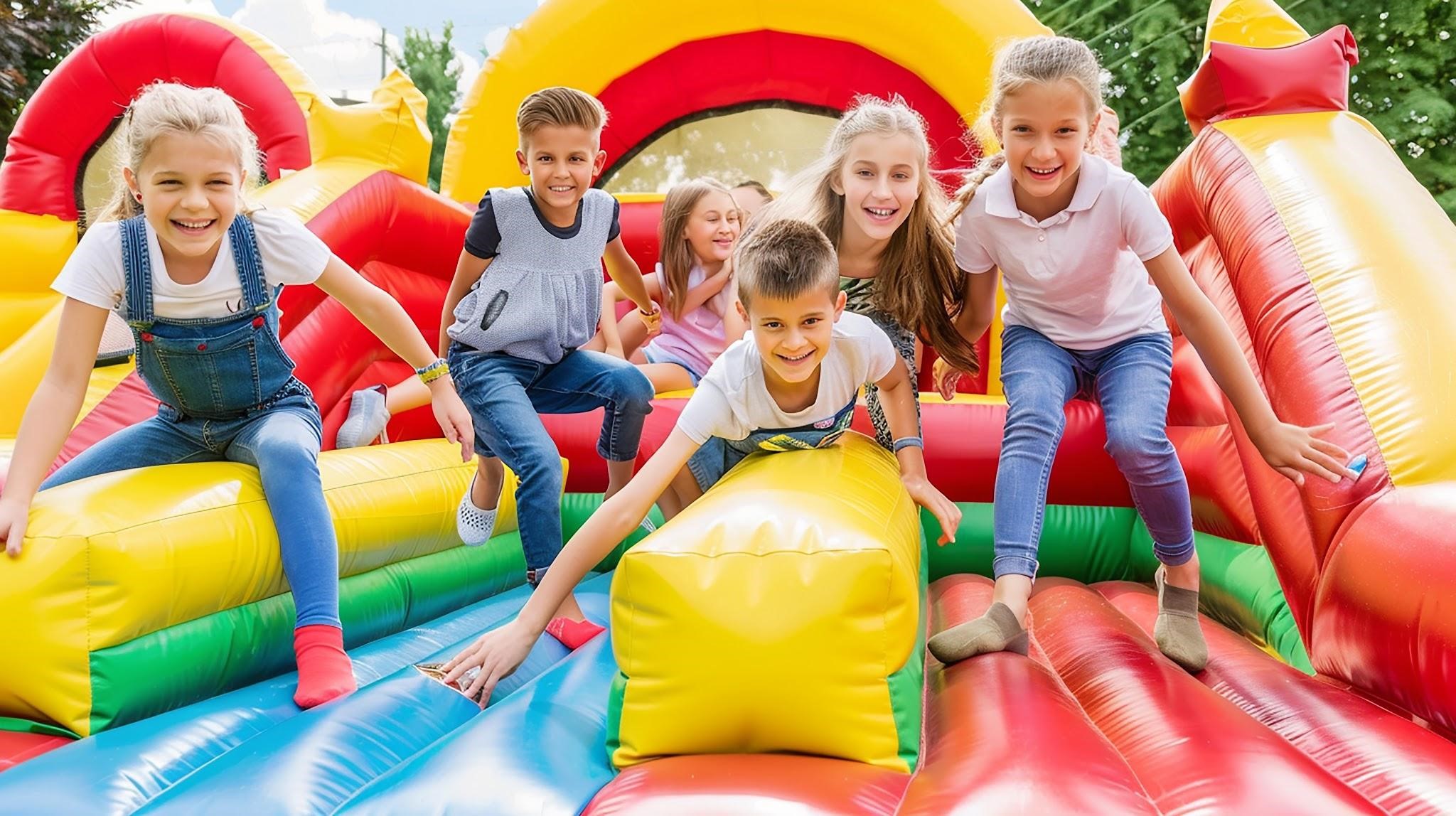 Life-Size Inflatable Slides